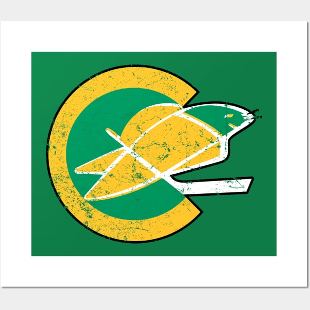 California Golden Seals Wall Art by MindsparkCreative